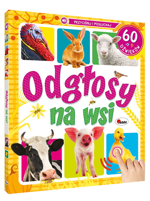 ODGŁOSY NA WSI 60 DŹWIĘKÓW KSIĄŻKA DŹWIĘKOWA