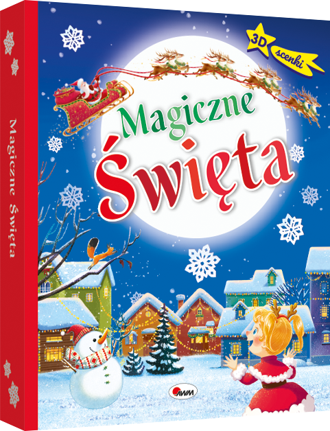 MAGICZNE ŚWIĘTA 3D KSIĄŻECZKA Z RUCHOMYMI ELEMENTAMI