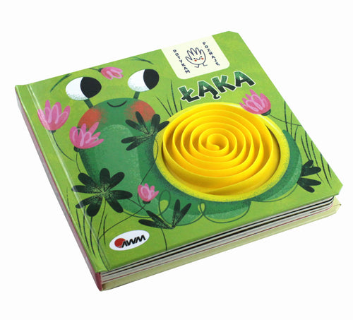 DOTYKAM, POZNAJĘ ŁĄKA KSIĄŻKA SENSORYCZNA